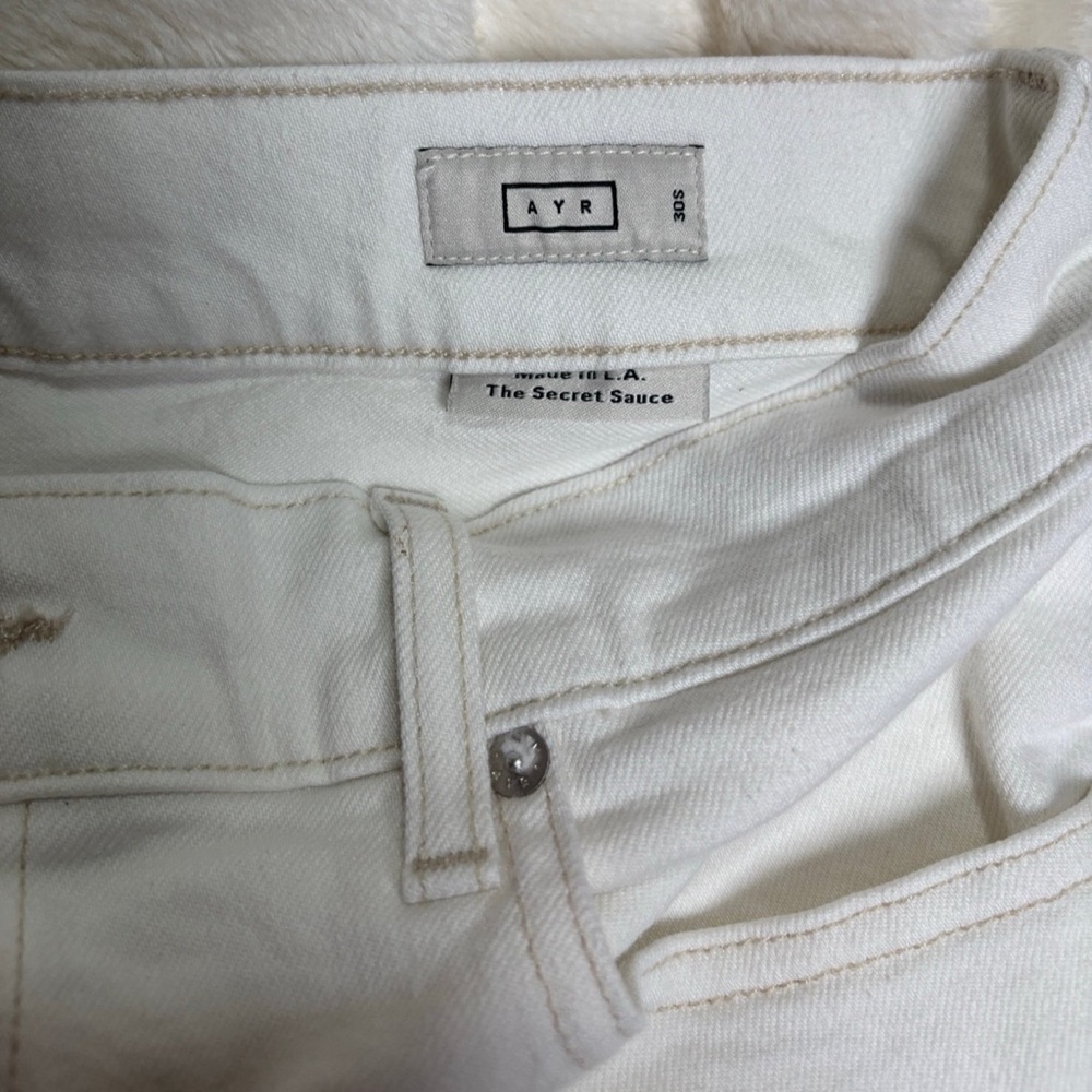 AYR The Secret Sauce Cream Wide-Leg Pants - Picture 5 of 9